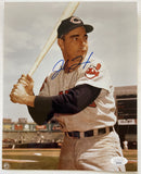 Johnny Temple (d. 1994) Signed Autographed Glossy 8x10 Photo Cleveland Indians - JSA Authenticated