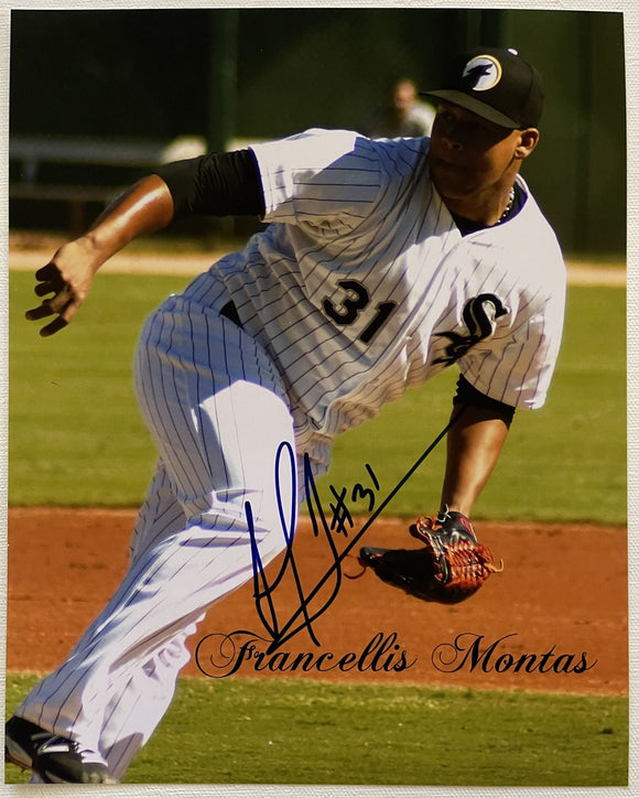 Frankie Montas Signed Autographed Glossy 8x10 Photo - Chicago White Sox