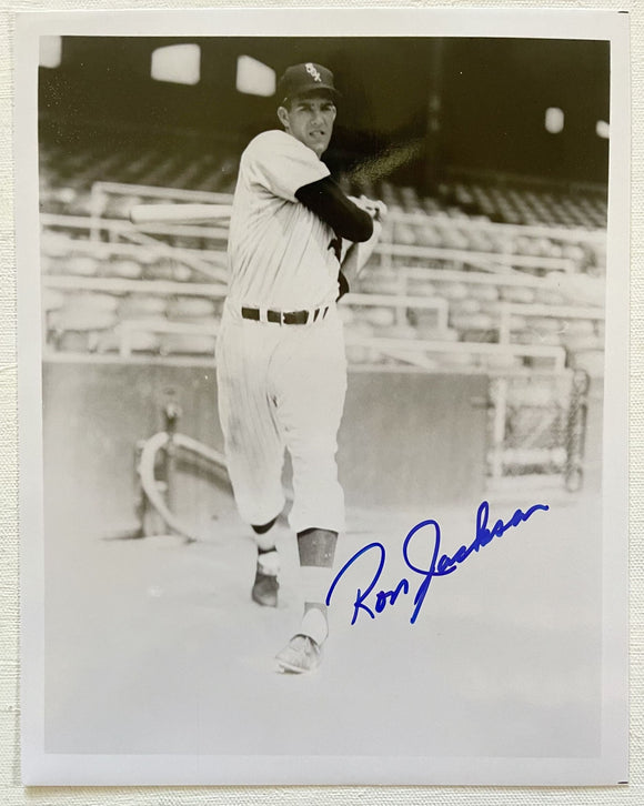 Ron Jackson (d. 2008) Signed Autographed Vintage Glossy 8x10 Photo - Chicago White Sox