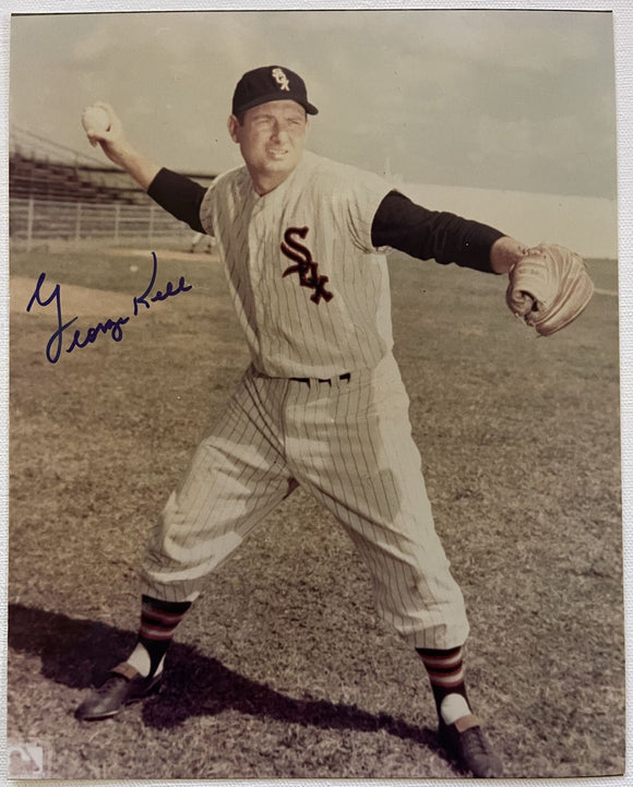George Kell (d. 2009) Signed Autographed Glossy 8x10 Photo - Chicago White Sox