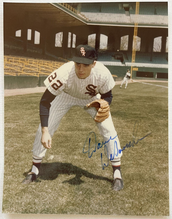Dave DeBusschere (d. 2003) Signed Autographed Glossy 8x10 Photo - Chicago White Sox