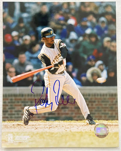 Pokey Reese Signed Autographed Glossy 8x10 Photo - Pittsburgh Pirates