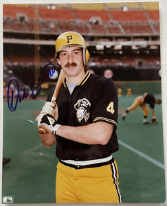 Dale Berra Signed Autographed Glossy 8x10 Photo - Pittsburgh Pirates