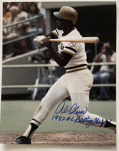 Al Oliver Signed Autographed "1982 NL Batting Champ" Glossy 8x10 Photo - Pittsburgh Pirates