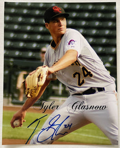 Tyler Glasnow Signed Autographed Glossy 8x10 Photo - Pittsburgh Pirates