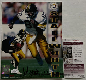 John Stallworth Signed Autographed Glossy 8x10 Photo Pittsburgh Steelers - JSA Authenticated