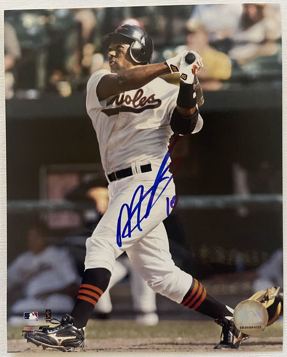 Miguel Tejada Signed Autographed Glossy 8x10 Photo - Baltimore Orioles