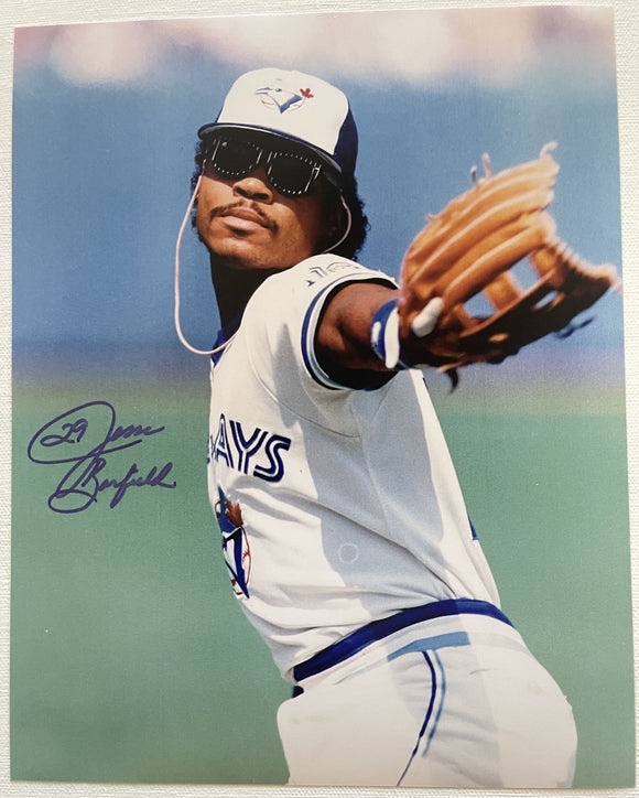 Jesse Barfield Signed Autographed Glossy 8x10 Photo - Toronto Blue Jays