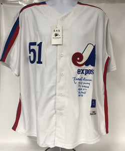 Randy Johnson Signed Autographed Montreal Expos Stat Baseball Jersey - Todd Mueller COA