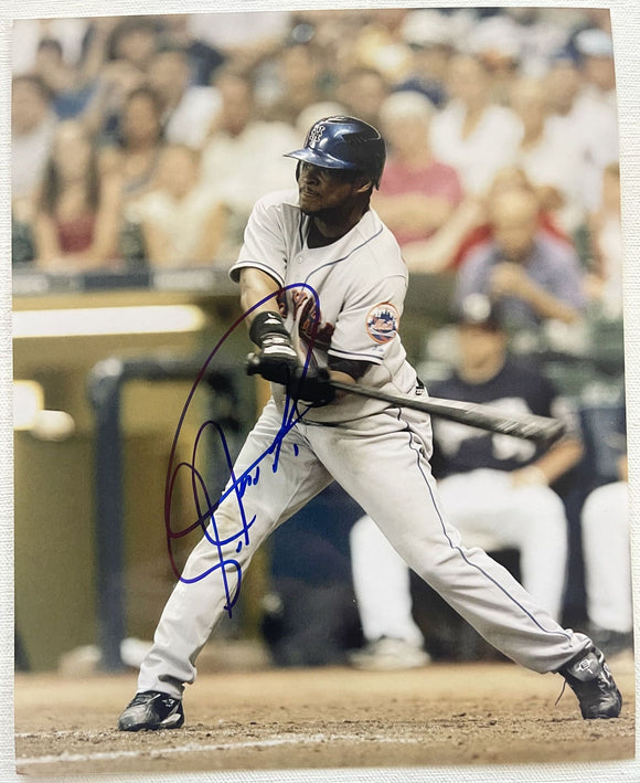 Luis Castillo Signed Autographed Glossy 8x10 Photo - New York Mets