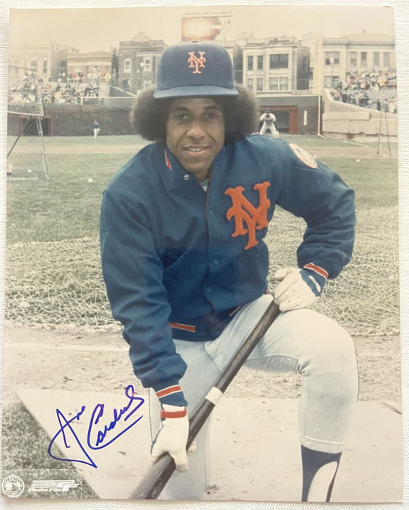 Jose Cardenal Signed Autographed Glossy 8x10 Photo New York Mets - Stacks of Plaques