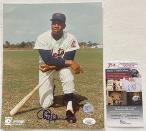 Cleon Jones Signed Autographed Glossy 8x10 Photo New York Mets - JSA Authenticated