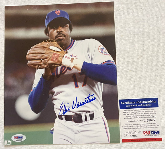 Ellis Valentine Signed Autographed Glossy 8x10 Photo New York Mets - PSA/DNA Authenticated