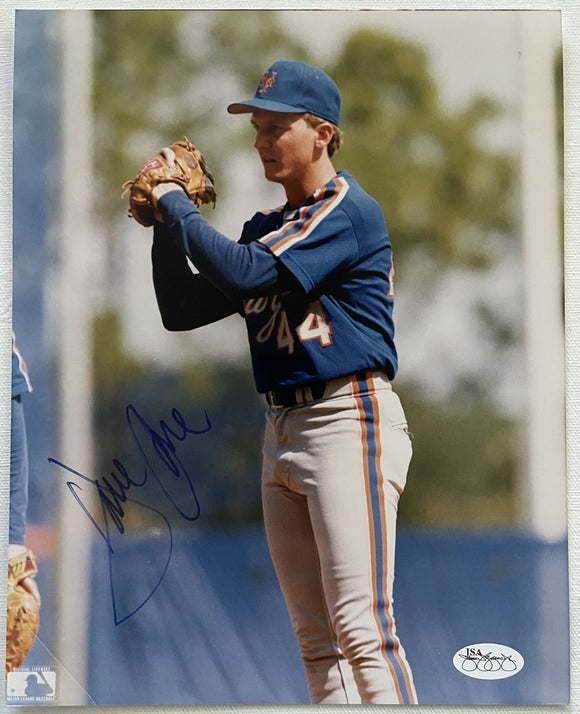 David Cone Signed Autographed Glossy 8x10 Photo New York Mets - JSA Authenticated