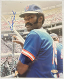 George Foster Signed Autographed Glossy 8x10 Photo New York Mets - Steiner Authenticated