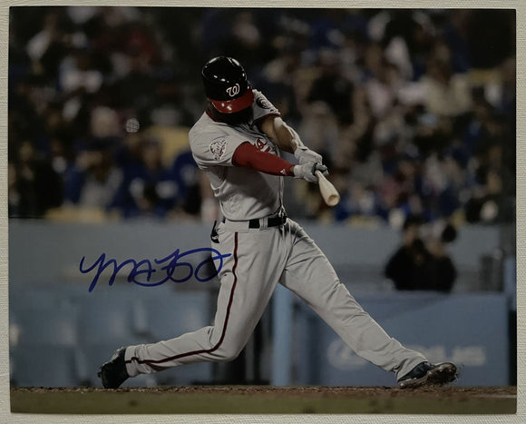 Michael A. Taylor Signed Autographed Glossy 8x10 Photo - Washington Nationals