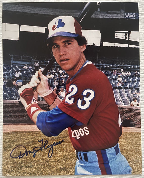 Doug Flynn Signed Autographed Glossy 8x10 Photo - Montreal Expos