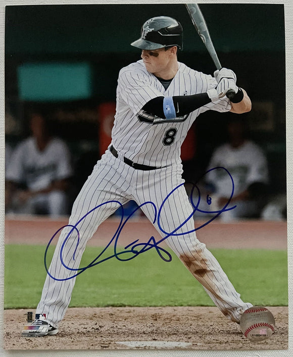 Chris Coghlan Signed Autographed Glossy 8x10 Photo - Miami Marlins