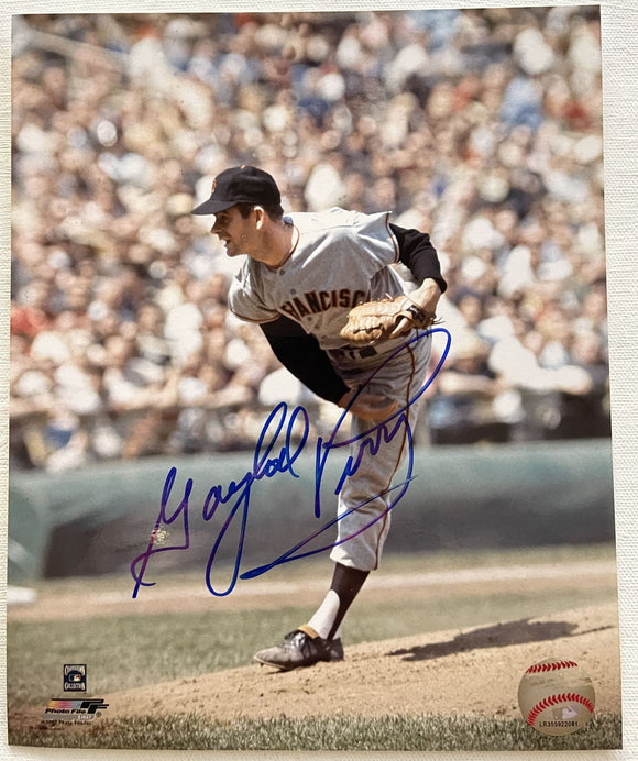 Gaylord Perry Signed Autographed Glossy 8x10 Photo - San Francisco Giants