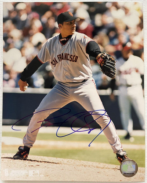 Russ Ortiz Signed Autographed Glossy 8x10 Photo - San Francisco Giants