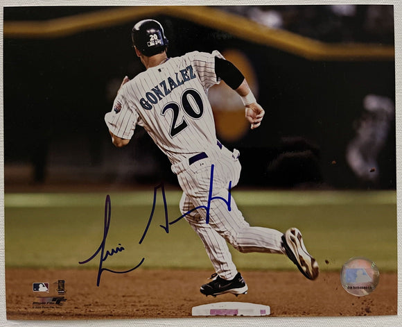 Luis Gonzalez Signed Autographed Glossy 8x10 Photo - Arizona Diamondbacks