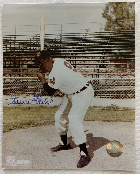 Minnie Minoso (d. 2015) Signed Autographed Glossy 8x10 Photo - Cleveland Indians