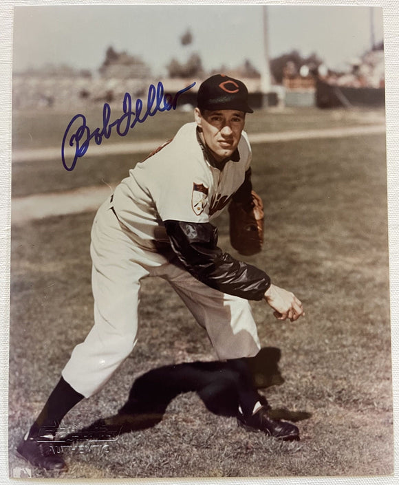 Bob Feller (d. 2010) Signed Autographed Glossy 8x10 Photo - Cleveland Indians