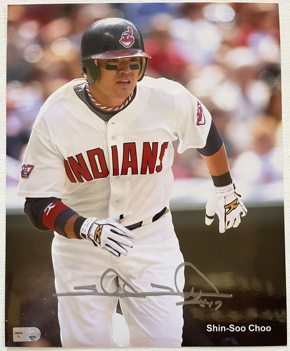 Shin-Soo Chin Signed Autographed Glossy 8x10 Photo Cleveland Indians - MLB Authenticated