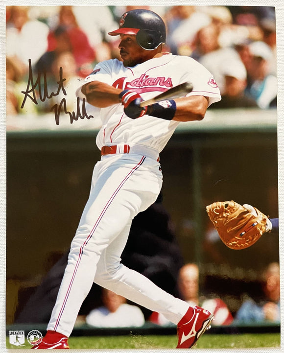 Albert Belle Signed Autographed Glossy 8x10 Photo - Cleveland Indians