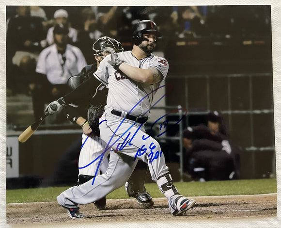 Yonder Alonso Signed Autographed Glossy 8x10 Photo - Cleveland Indians