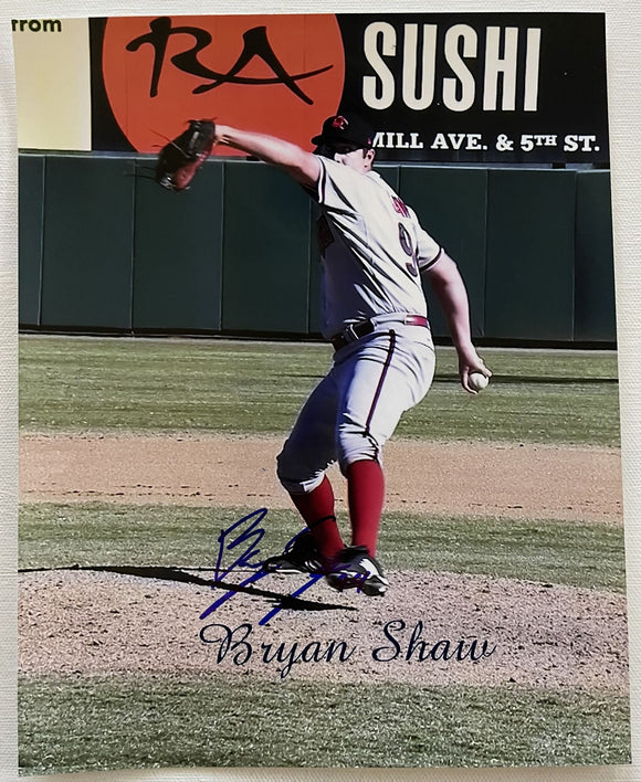 Bryan Shaw Signed Autographed Glossy 8x10 Photo - Cleveland Indians