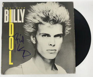 Billy Idol Signed Autographed "Don't Stop" Record Album - Lifetime COA