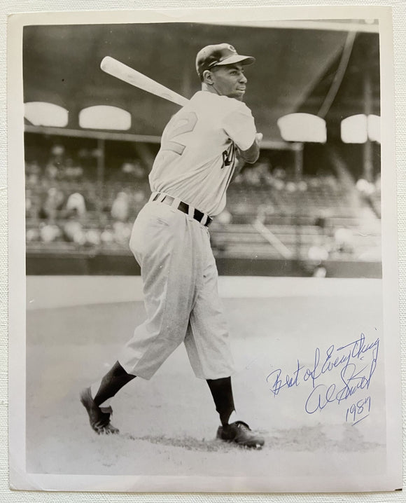 Al Smith (d. 2002) Signed Autographed Vintage Glossy 8x10 Photo - Chicago White Sox