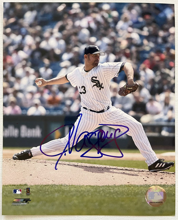 Javier Vazquez Signed Autographed Glossy 8x10 Photo - Chicago White Sox
