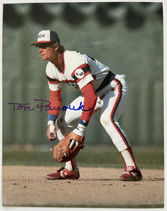 Tom Paciorek Signed Autographed Glossy 8x10 Photo - Chicago White Sox