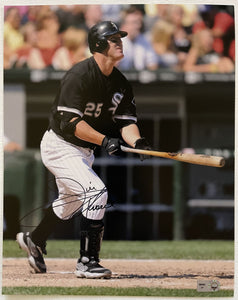 Jim Thome Signed Autographed Glossy 8x10 Photo Chicago White Sox - MLB Authenticated
