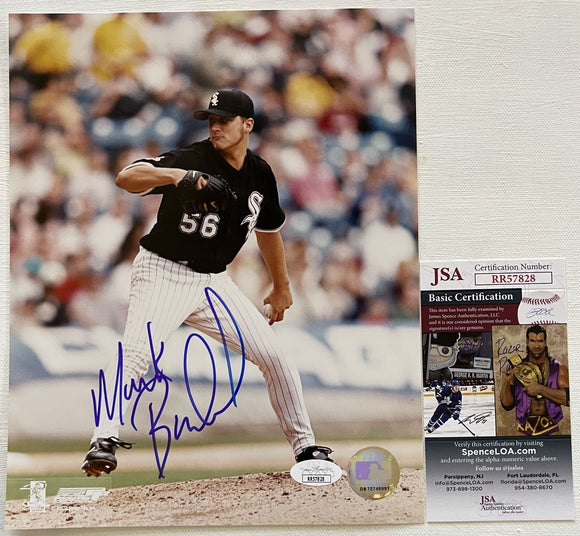Mark Buehrle Signed Autographed Glossy 8x10 Photo Chicago White Sox - JSA Authenticated