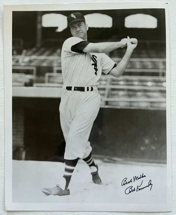 Bob Kennedy (d. 2005) Signed Autographed Vintage Glossy 8x10 Photo - Chicago White Sox