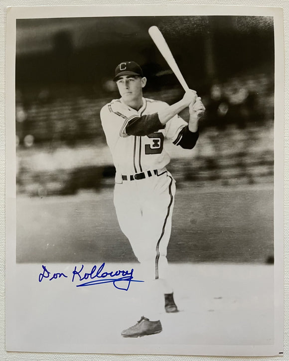 Don Kolloway (d. 1994) Signed Autographed Vintage Glossy 8x10 Photo - Chicago White Sox