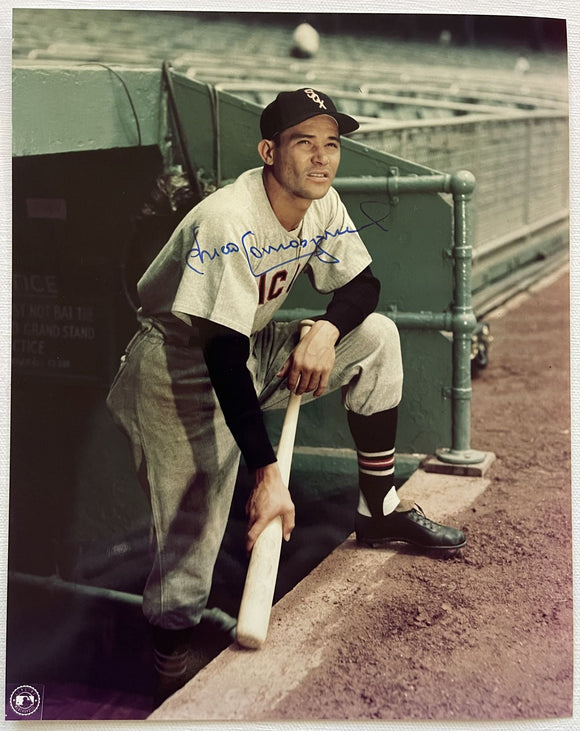 Chico Carrasquel (d. 2005) Signed Autographed Glossy 8x10 Photo Chicago White Sox - JSA Auction Lot LOA