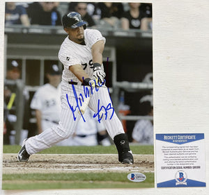 Jose Abreu Signed Autographed Glossy 8x10 Photo Chicago White Sox - Beckett BAS Authenticated