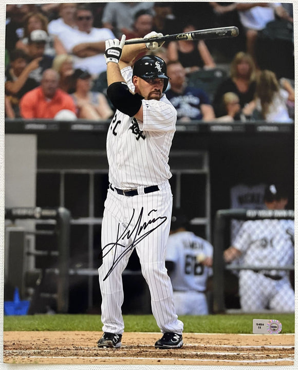 Kevin Youkilis Signed Autographed Glossy 8x10 Photo Chicago White Sox - MLB Authenticated