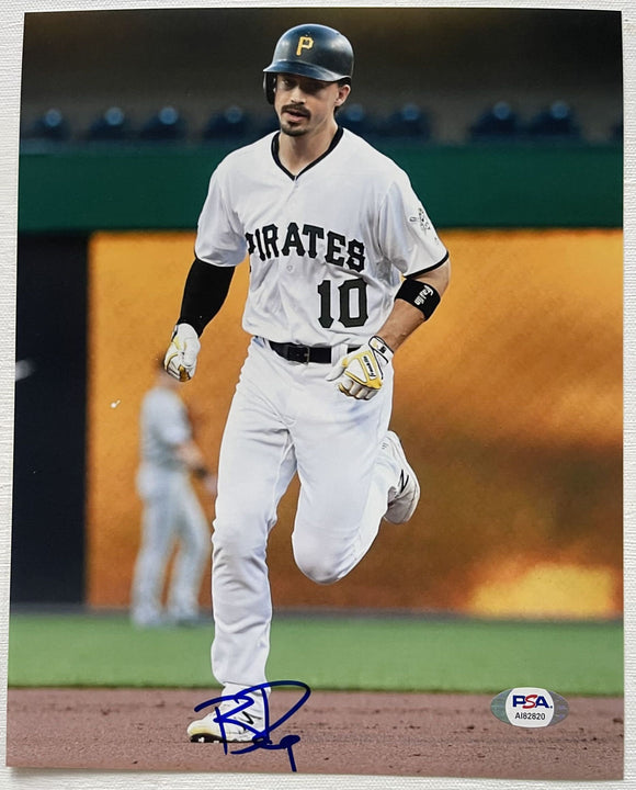 Bryan Reynolds Signed Autographed Glossy 8x10 Photo Pittsburgh Pirates - PSA/DNA Authenticated