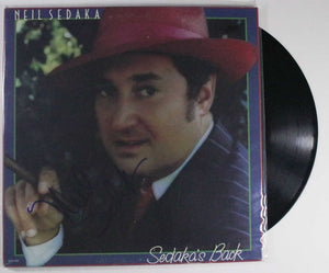 Neil Sedaka Signed Autographed "Sedaka's Back" Record Album - Lifetime COA