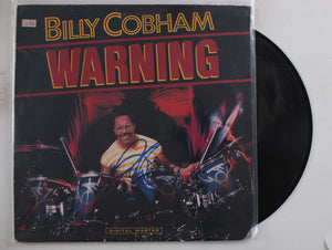 Billy Cobham Signed Autographed "Warning" Record Album - Lifetime COA