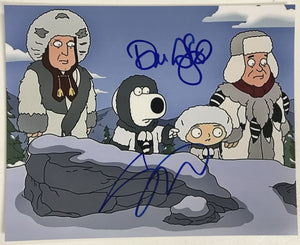 Dan Aykroyd & Seth MacFarlane Signed Autographed "The Family Guy" Glossy 8x10 Photo - Lifetime COA