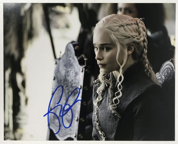 Emilia Clarke Signed Autographed 