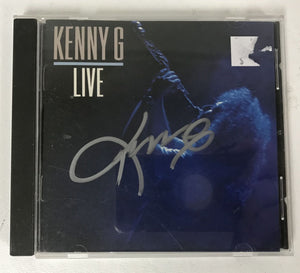 Kenny G Signed Autographed "Kenny G Live" Music CD Compact Disc - Lifetime COA