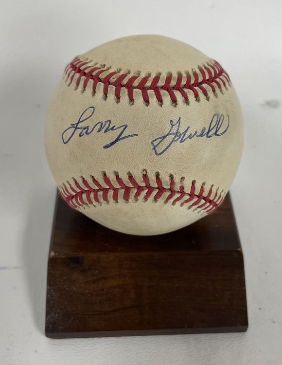 Larry Gowell (d. 2020) Signed Autographed Official American League (OAL) Baseball New York Yankees - Lifetime COA