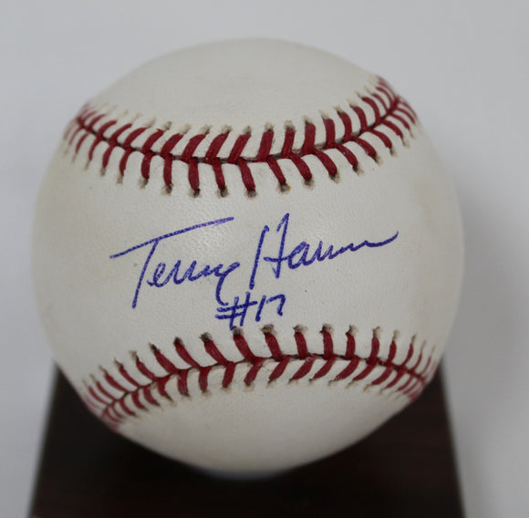 Terry Harmon Signed Autographed Official Major League (OML) Baseball Philadelphia Phillies - Lifetime COA